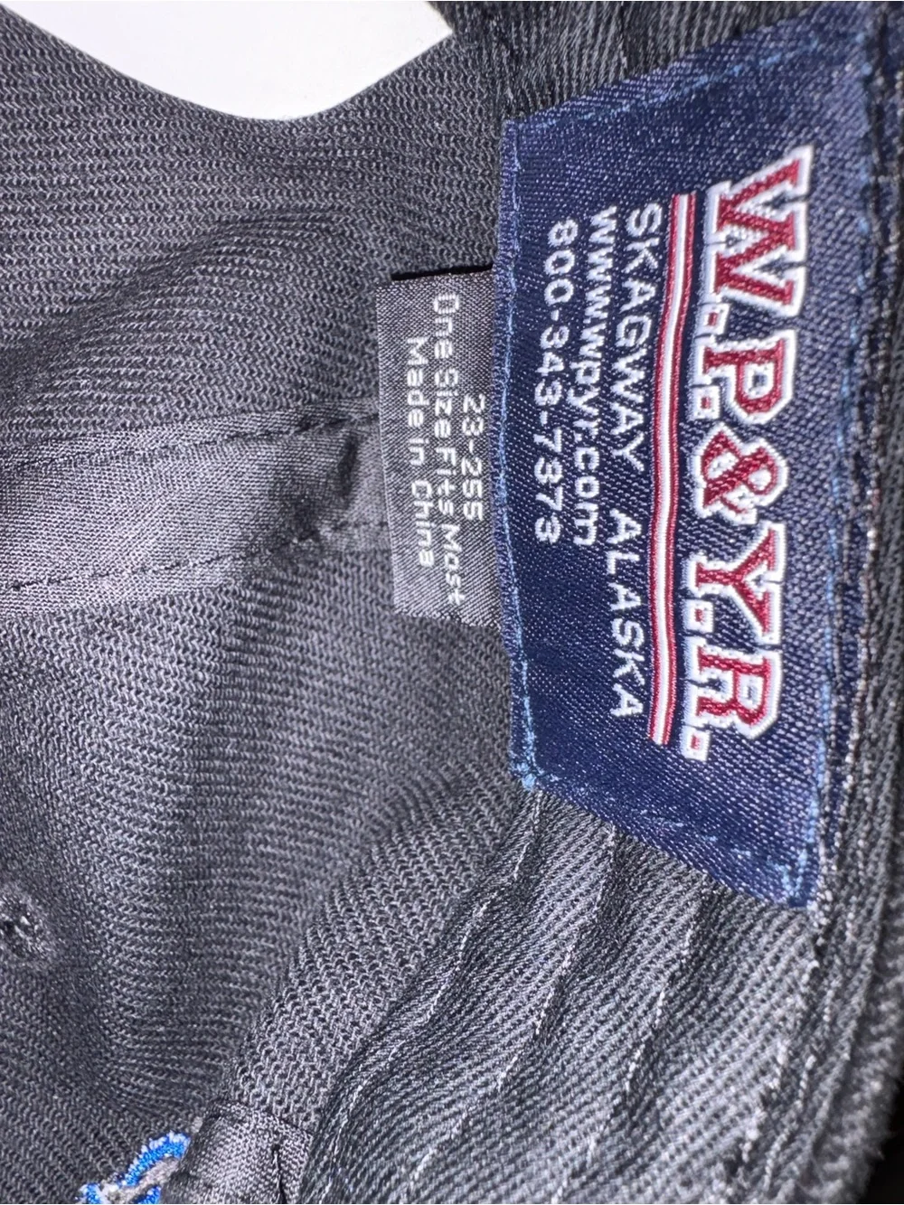 White Pass & Yukon Route Hat Black Blue Adjustable Skagway Alaska 2019 NWOT